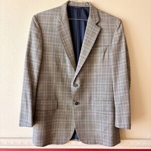 Brooks Brothers Gray Plaid Blazer